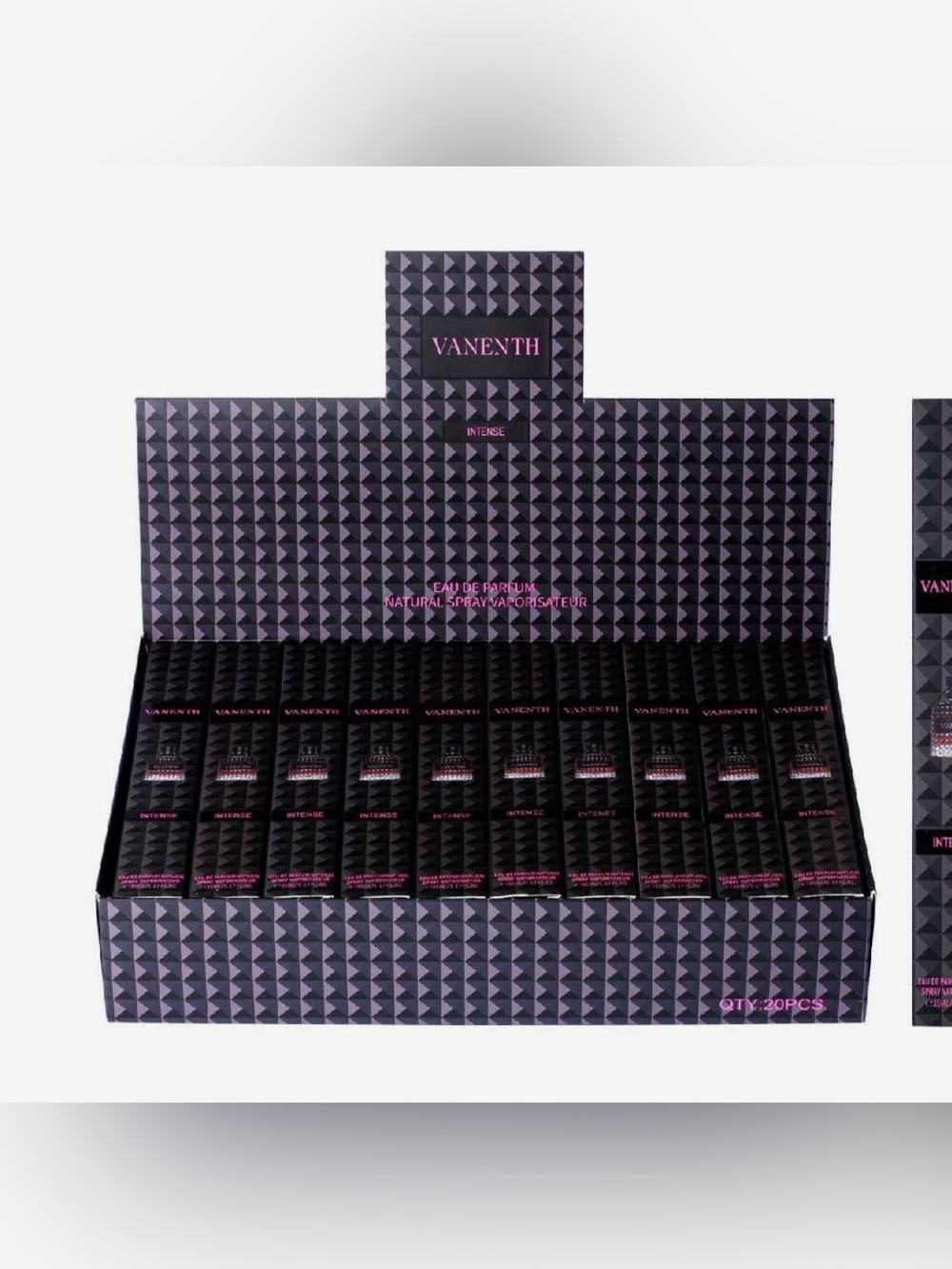 Vanenth Intense Eau de Parfum - Black & Purple Spray Vials